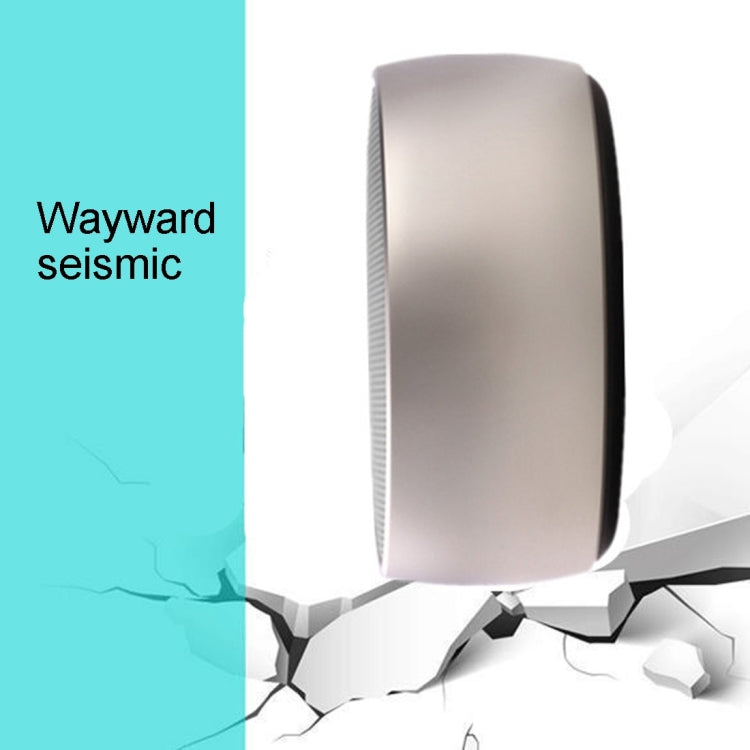 BS01 Portable Bluetooth Speaker, Support Hands-free Calls & TF Card & AUX IN(Silver) - Desktop Speaker by buy2fix | Online Shopping UK | buy2fix