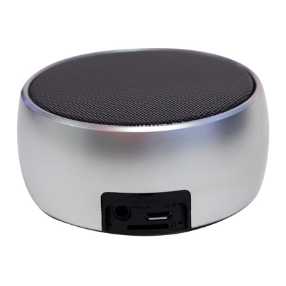 BS01 Portable Bluetooth Speaker, Support Hands-free Calls & TF Card & AUX IN(Silver) - Desktop Speaker by buy2fix | Online Shopping UK | buy2fix