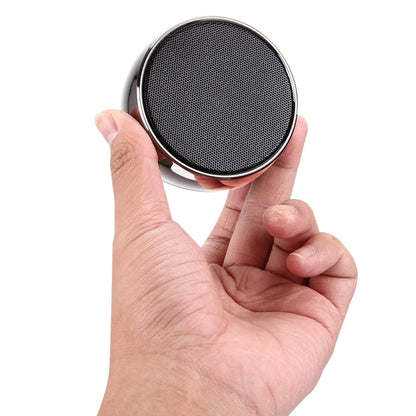 BS01 Portable Bluetooth Speaker, Support Hands-free Calls & TF Card & AUX IN(Silver) - Desktop Speaker by buy2fix | Online Shopping UK | buy2fix