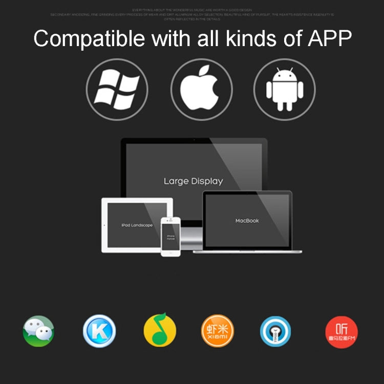 BS01 Portable Bluetooth Speaker, Support Hands-free Calls & TF Card & AUX IN(Silver) - Desktop Speaker by buy2fix | Online Shopping UK | buy2fix