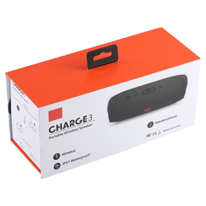 Charge3 Life Waterproof Bluetooth Stereo Speaker, Built-in MIC, Support Hands-free Calls & TF Card & AUX IN & Power Bank(Black) - Waterproof Speaker by buy2fix | Online Shopping UK | buy2fix