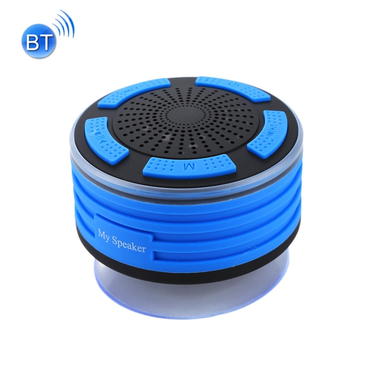 F013 Mini Portable IPX7 Waterproof Bluetooth V4.0 Stereo Speaker MP3 Player with Colorful LED Light & Suction Cup, Built-in Mic, Support FM Radio, Bluetooth Distance: 10m - Desktop Speaker by buy2fix | Online Shopping UK | buy2fix