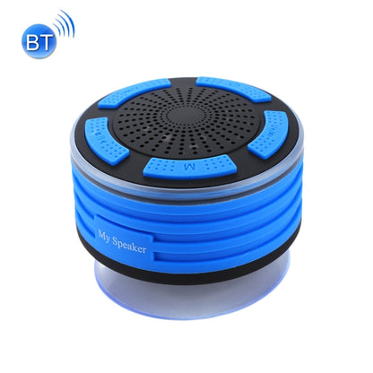 F013 Mini Portable IPX7 Waterproof Bluetooth V4.0 Stereo Speaker MP3 Player with Colorful LED Light & Suction Cup, Built-in Mic, Support FM Radio, Bluetooth Distance: 10m - Desktop Speaker by buy2fix | Online Shopping UK | buy2fix