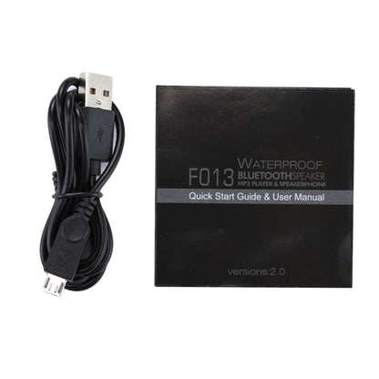 F013 Mini Portable IPX7 Waterproof Bluetooth V4.0 Stereo Speaker MP3 Player with Colorful LED Light & Suction Cup, Built-in Mic, Support FM Radio, Bluetooth Distance: 10m - Desktop Speaker by buy2fix | Online Shopping UK | buy2fix