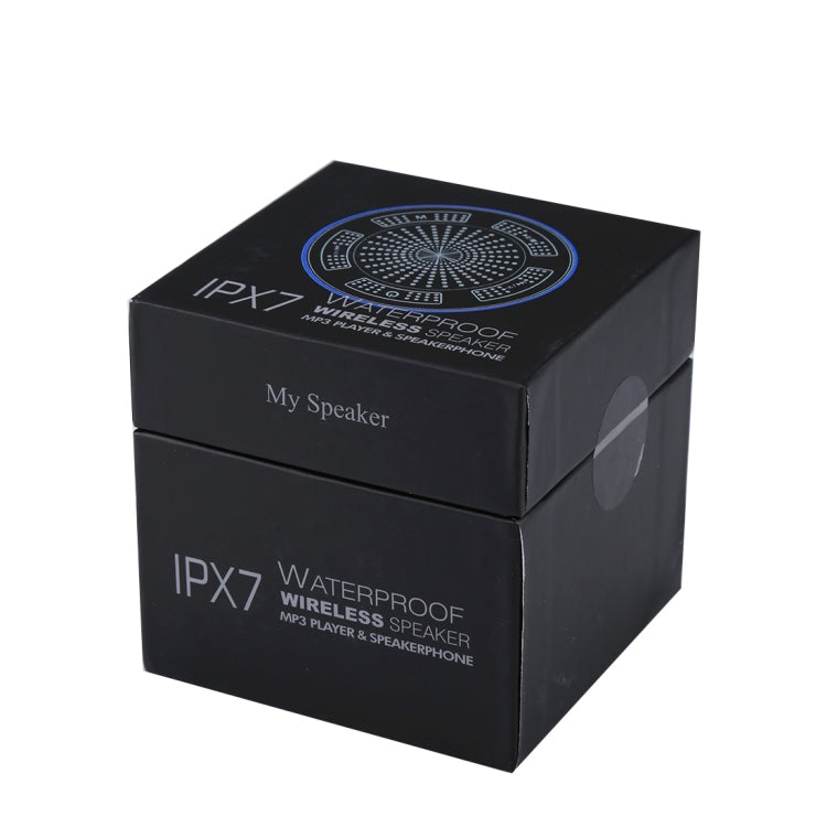 F013 Mini Portable IPX7 Waterproof Bluetooth V4.0 Stereo Speaker MP3 Player with Colorful LED Light & Suction Cup, Built-in Mic, Support FM Radio, Bluetooth Distance: 10m - Desktop Speaker by buy2fix | Online Shopping UK | buy2fix