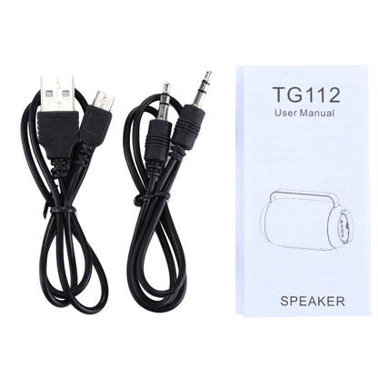 T&G TG112 Portable Bluetooth Speaker, with Mic & FM Radio Function, Support Hands-free & TF Card & U Disk Play - Desktop Speaker by T&G | Online Shopping UK | buy2fix