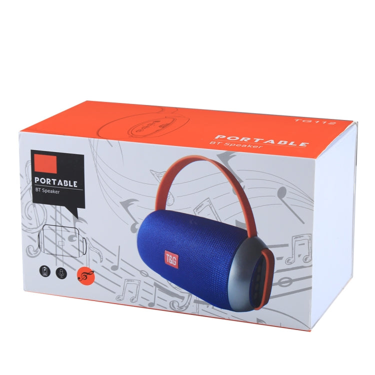T&G TG112 Portable Bluetooth Speaker, with Mic & FM Radio Function, Support Hands-free & TF Card & U Disk Play - Desktop Speaker by T&G | Online Shopping UK | buy2fix