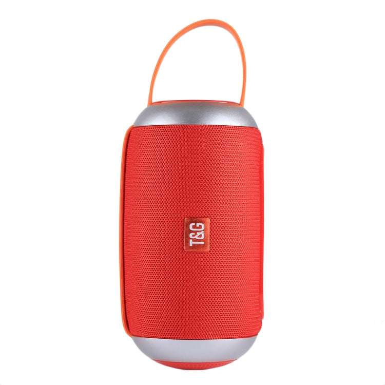 T&G TG112 Portable Bluetooth Speaker, with Mic & FM Radio Function, Support Hands-free & TF Card & U Disk Play(Red) - Desktop Speaker by T&G | Online Shopping UK | buy2fix