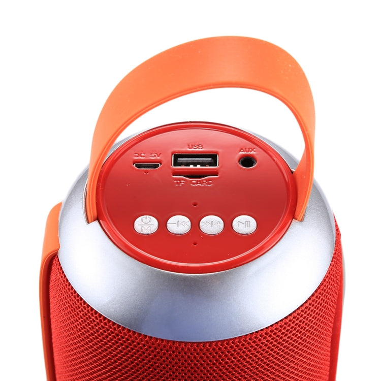 T&G TG112 Portable Bluetooth Speaker, with Mic & FM Radio Function, Support Hands-free & TF Card & U Disk Play(Red) - Desktop Speaker by T&G | Online Shopping UK | buy2fix