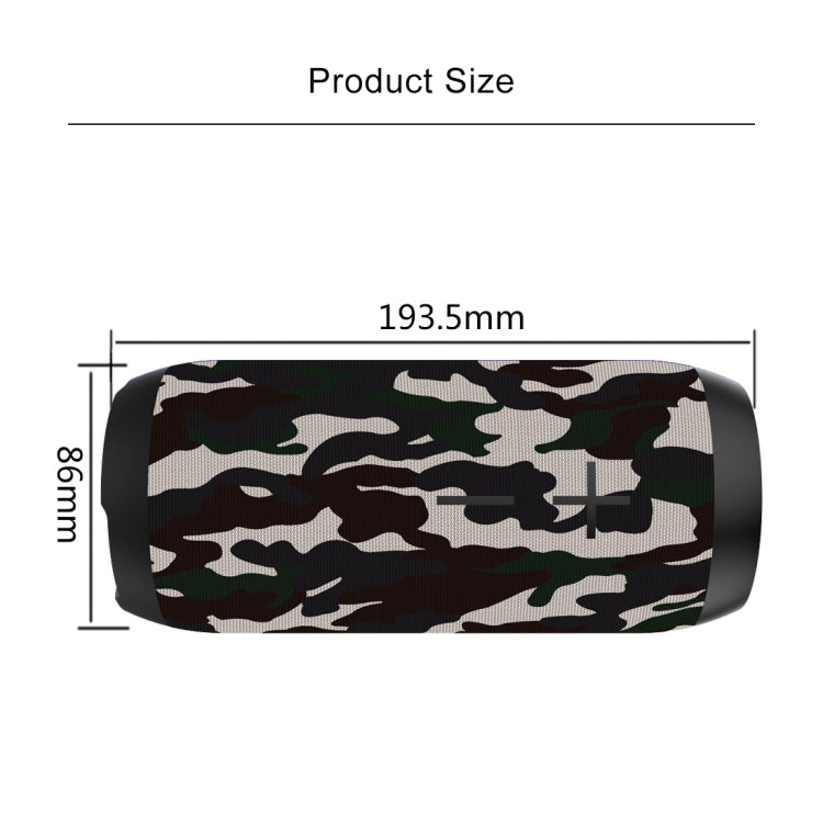 HOPESTAR P7 Mini Portable Rabbit Wireless Bluetooth Speaker, Built-in Mic, Support AUX / Hand Free Call / FM / TF(Army Green) - Waterproof Speaker by HOPESTAR | Online Shopping UK | buy2fix
