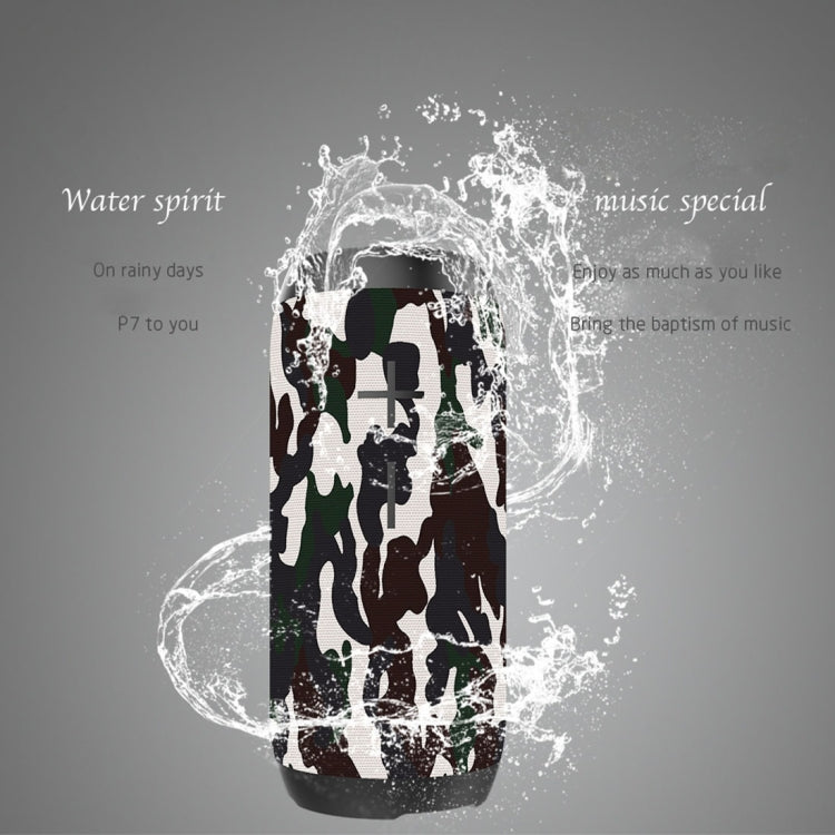 HOPESTAR P7 Mini Portable Rabbit Wireless Bluetooth Speaker, Built-in Mic, Support AUX / Hand Free Call / FM / TF(Army Green) - Waterproof Speaker by HOPESTAR | Online Shopping UK | buy2fix