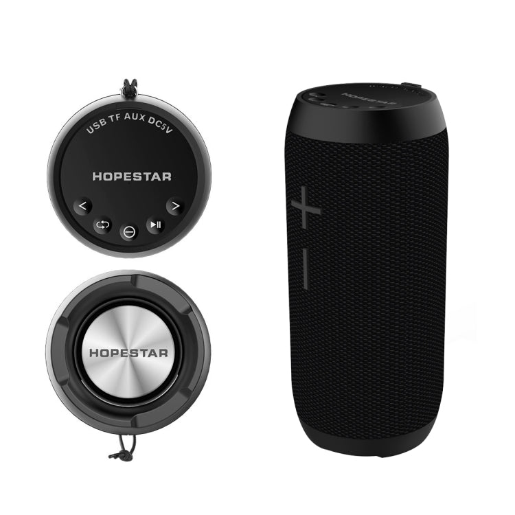 HOPESTAR P7 Mini Portable Rabbit Wireless Bluetooth Speaker, Built-in Mic, Support AUX / Hand Free Call / FM / TF(Black) - Waterproof Speaker by HOPESTAR | Online Shopping UK | buy2fix