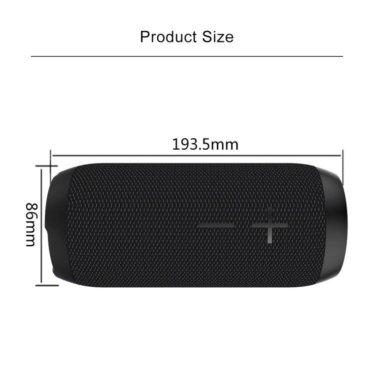 HOPESTAR P7 Mini Portable Rabbit Wireless Bluetooth Speaker, Built-in Mic, Support AUX / Hand Free Call / FM / TF(Black) - Waterproof Speaker by HOPESTAR | Online Shopping UK | buy2fix