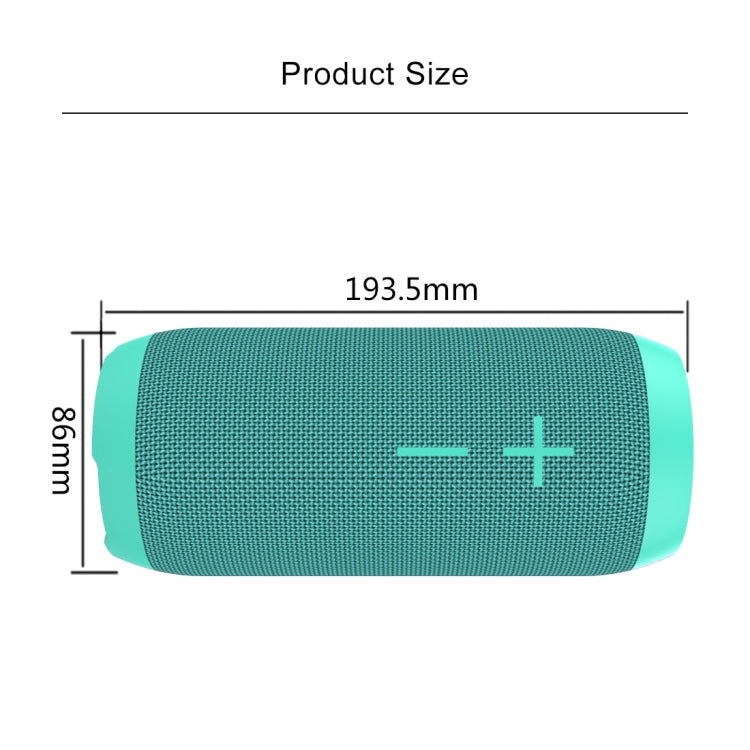 HOPESTAR P7 Mini Portable Rabbit Wireless Bluetooth Speaker, Built-in Mic, Support AUX / Hand Free Call / FM / TF(Green) - Waterproof Speaker by HOPESTAR | Online Shopping UK | buy2fix