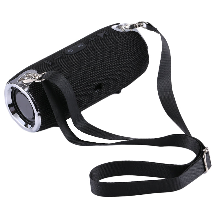 Portable Bluetooth V4.1 Stereo Speaker with Strap, Built-in MIC, Support TF Card & AUX IN, Bluetooth Distance: 10m(Black) - Desktop Speaker by buy2fix | Online Shopping UK | buy2fix