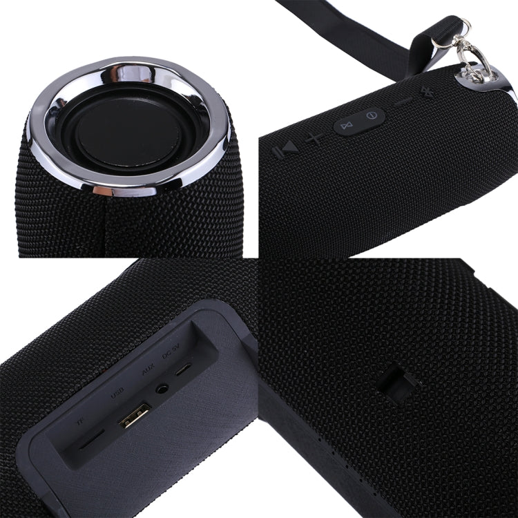 Portable Bluetooth V4.1 Stereo Speaker with Strap, Built-in MIC, Support TF Card & AUX IN, Bluetooth Distance: 10m(Black) - Desktop Speaker by buy2fix | Online Shopping UK | buy2fix