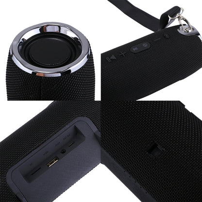 Portable Bluetooth V4.1 Stereo Speaker with Strap, Built-in MIC, Support TF Card & AUX IN, Bluetooth Distance: 10m(Black) - Desktop Speaker by buy2fix | Online Shopping UK | buy2fix