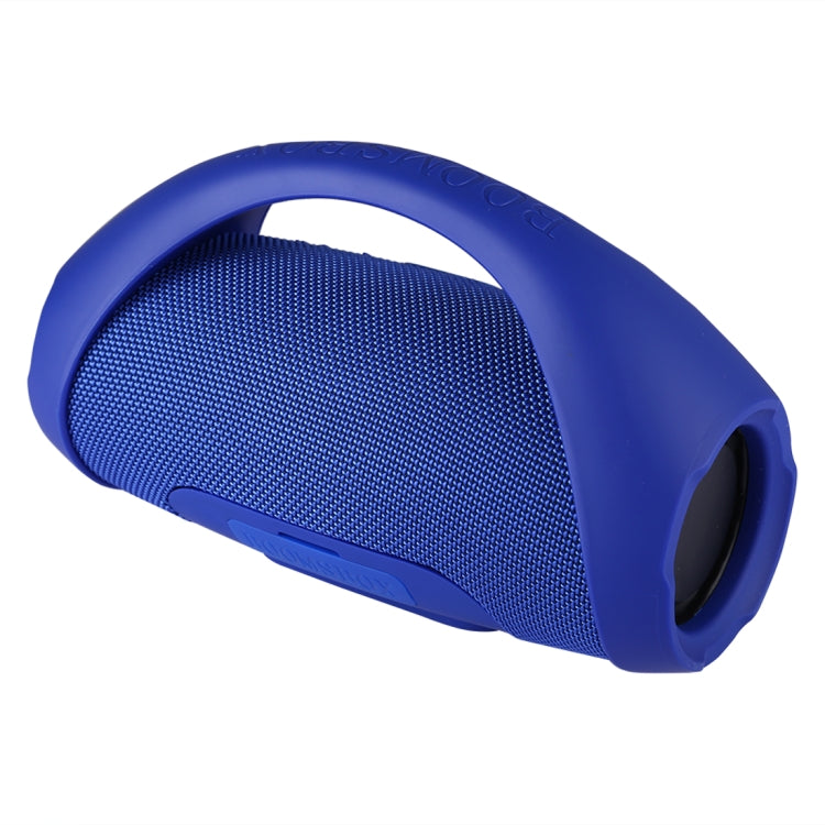 BOOMS BOX3 MINI E10 Splash-proof Portable Bluetooth Stereo Speaker Built-in Mic (Blue) - Desktop Speaker by buy2fix | Online Shopping UK | buy2fix
