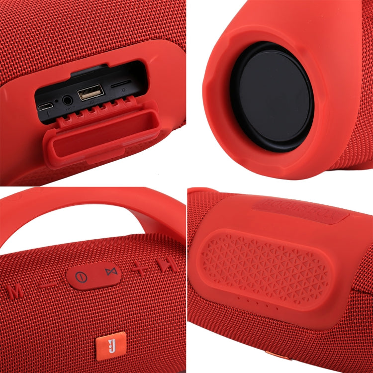 BOOMS BOX MINI E10 Splash-proof Portable Bluetooth Stereo Speaker Built-in Mic (Red) - Desktop Speaker by buy2fix | Online Shopping UK | buy2fix