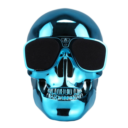 Sunglasses Skull Bluetooth Stereo Speaker, for iPhone, Samsung, HTC, Sony and other Smartphones (Blue) by buy2fix