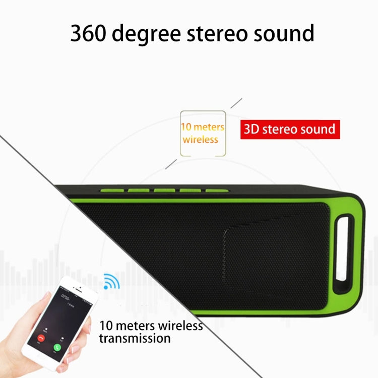 SC208 Multifunctional Card Music Playback Bluetooth Speaker, Support Handfree Call & TF Card & U-disk & AUX Audio & FM Function(Orange) - Desktop Speaker by buy2fix | Online Shopping UK | buy2fix