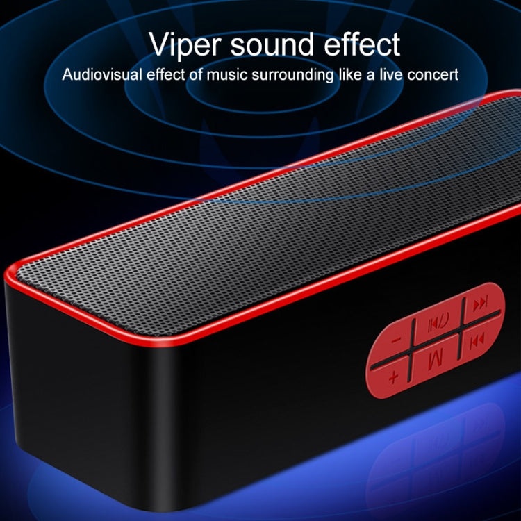 SC211 Multifunctional Card Music Playback Bluetooth Speaker, Support Handfree Call & TF Card & U-disk & AUX Audio & FM Function(Black) - Desktop Speaker by buy2fix | Online Shopping UK | buy2fix