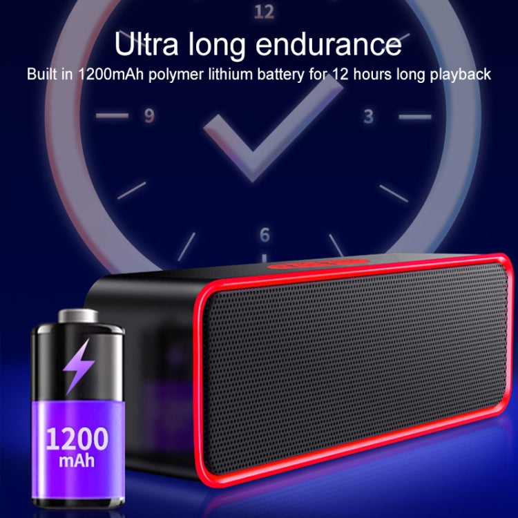 SC211 Multifunctional Card Music Playback Bluetooth Speaker, Support Handfree Call & TF Card & U-disk & AUX Audio & FM Function(Black) - Desktop Speaker by buy2fix | Online Shopping UK | buy2fix
