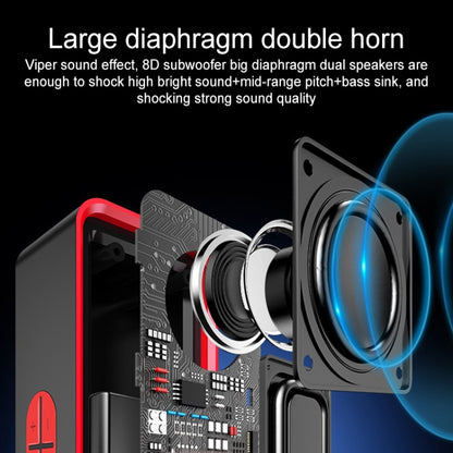 SC211 Multifunctional Card Music Playback Bluetooth Speaker, Support Handfree Call & TF Card & U-disk & AUX Audio & FM Function(Black) - Desktop Speaker by buy2fix | Online Shopping UK | buy2fix