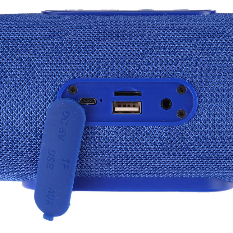 T&G TG109 Portable Wireless Bluetooth V4.2 Stereo Speaker with Handle, Built-in MIC, Support Hands-free Calls & TF Card & AUX IN & FM(Dark Blue) - Desktop Speaker by T&G | Online Shopping UK | buy2fix