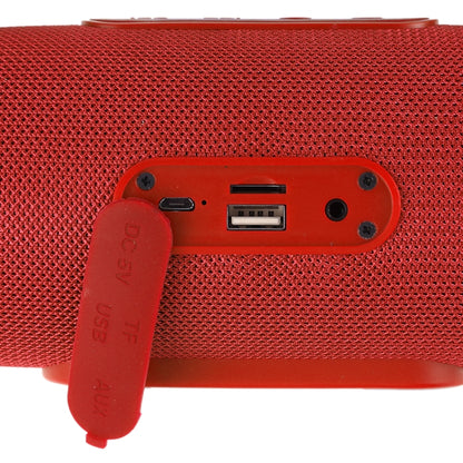 T&G TG109 Portable Wireless Bluetooth V4.2 Stereo Speaker with Handle, Built-in MIC, Support Hands-free Calls & TF Card & AUX IN & FM(Red) - Desktop Speaker by T&G | Online Shopping UK | buy2fix