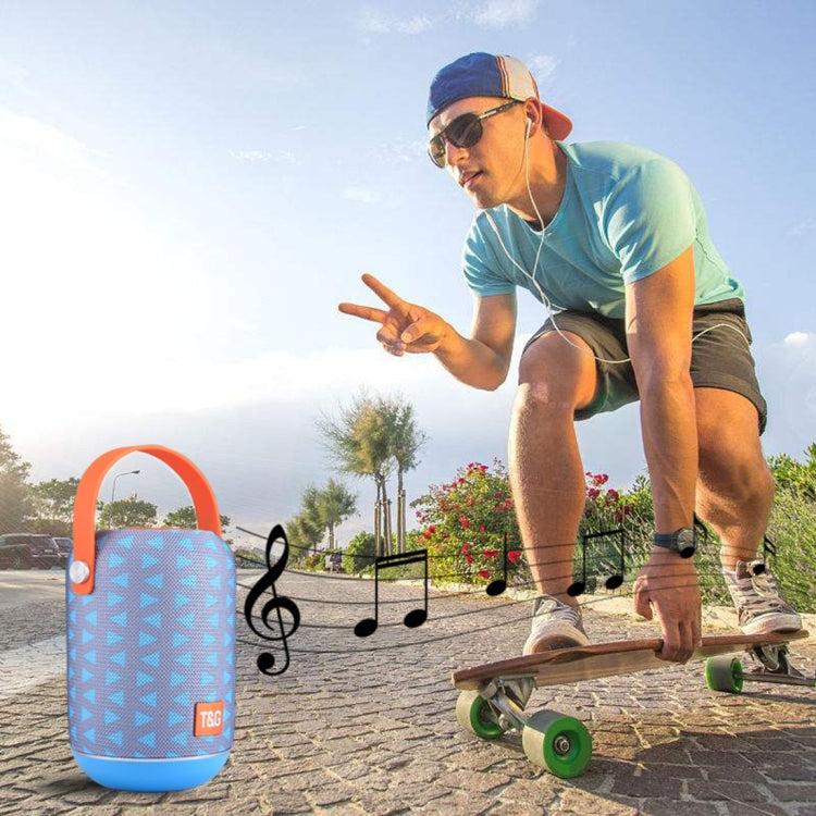 T&G TG107 Portable Wireless Bluetooth V4.2 Stereo Speaker with Handle, Built-in MIC, Support Hands-free Calls & TF Card & AUX IN & FM, Bluetooth Distance: 10m - Desktop Speaker by T&G | Online Shopping UK | buy2fix