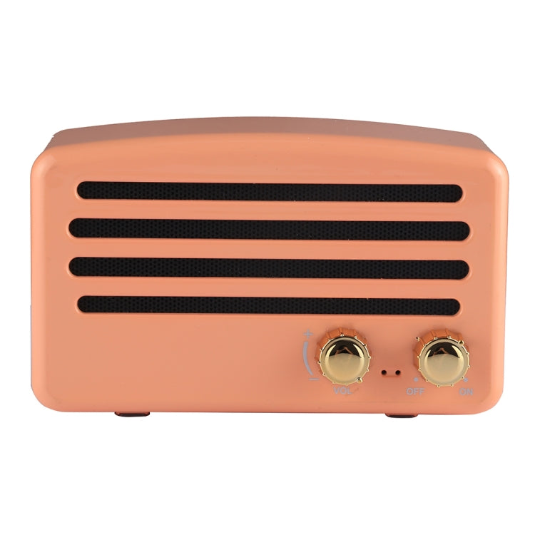 Portable Wireless Bluetooth V4.2 Stereo Speaker with Lanyard, Built-in MIC, Support Hands-free Calls & TF Card & AUX IN & FM, Bluetooth Distance: 10m (Orange) - Desktop Speaker by buy2fix | Online Shopping UK | buy2fix