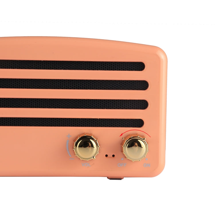 Portable Wireless Bluetooth V4.2 Stereo Speaker with Lanyard, Built-in MIC, Support Hands-free Calls & TF Card & AUX IN & FM, Bluetooth Distance: 10m (Orange) - Desktop Speaker by buy2fix | Online Shopping UK | buy2fix