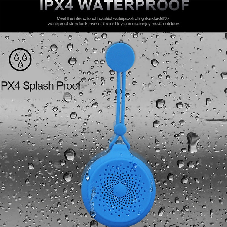 Q50 Suction Cup Waterproof Bluetooth Speaker for Bathroom (Blue) - Waterproof Speaker by buy2fix | Online Shopping UK | buy2fix