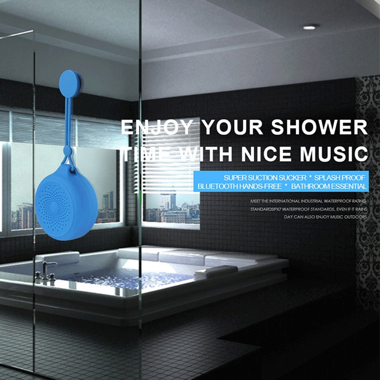 Q50 Suction Cup Waterproof Bluetooth Speaker for Bathroom (Black) - Waterproof Speaker by buy2fix | Online Shopping UK | buy2fix