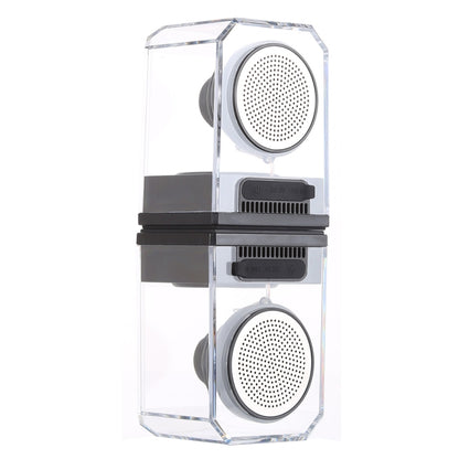 BTS-628 Transparent Bluetooth 4.2 Speaker with TWS Function - Desktop Speaker by buy2fix | Online Shopping UK | buy2fix