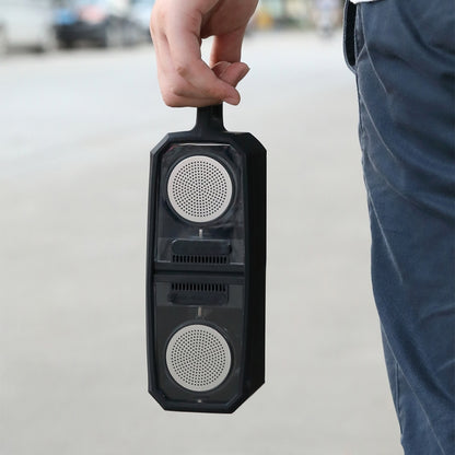 BTS-628 Transparent Bluetooth 4.2 Speaker with TWS Function - Desktop Speaker by buy2fix | Online Shopping UK | buy2fix