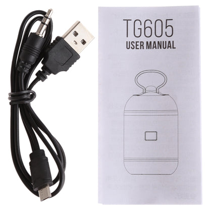T&G TG605 Portable Stereo Wireless Bluetooth V5.0 Speaker, Built-in Mic, Support Hands-free Calls & TF Card & U Disk & AUX Audio & FM(Black) - Desktop Speaker by T&G | Online Shopping UK | buy2fix