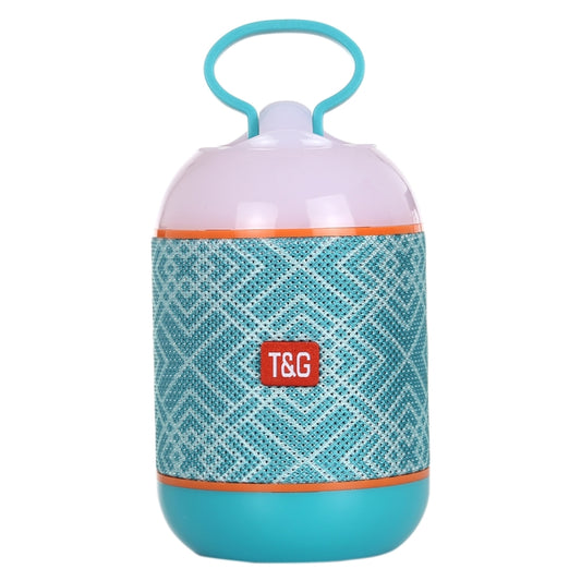 T&G TG605 Portable Stereo Wireless Bluetooth V5.0 Speaker, Built-in Mic, Support Hands-free Calls & TF Card & U Disk & AUX Audio & FM(Blue) - Desktop Speaker by buy2fix | Online Shopping UK | buy2fix