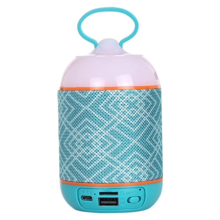 T&G TG605 Portable Stereo Wireless Bluetooth V5.0 Speaker, Built-in Mic, Support Hands-free Calls & TF Card & U Disk & AUX Audio & FM(Blue) - Desktop Speaker by buy2fix | Online Shopping UK | buy2fix