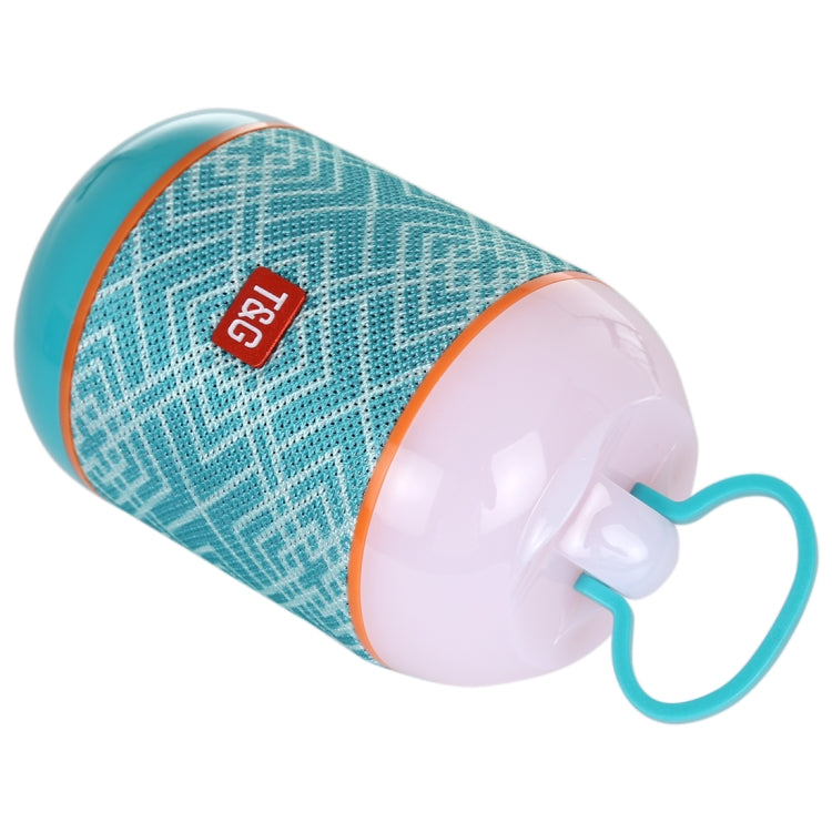 T&G TG605 Portable Stereo Wireless Bluetooth V5.0 Speaker, Built-in Mic, Support Hands-free Calls & TF Card & U Disk & AUX Audio & FM(Blue) - Desktop Speaker by buy2fix | Online Shopping UK | buy2fix