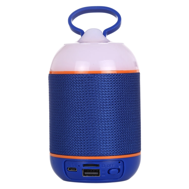 T&G TG605 Portable Stereo Wireless Bluetooth V5.0 Speaker, Built-in Mic, Support Hands-free Calls & TF Card & U Disk & AUX Audio & FM(Blue) - Desktop Speaker by T&G | Online Shopping UK | buy2fix