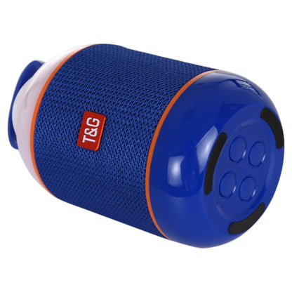 T&G TG605 Portable Stereo Wireless Bluetooth V5.0 Speaker, Built-in Mic, Support Hands-free Calls & TF Card & U Disk & AUX Audio & FM(Blue) - Desktop Speaker by T&G | Online Shopping UK | buy2fix
