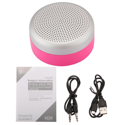 M227 Multifunctional Card Music Playback Bluetooth Speaker, Support Handfree Call & TF Card & AUX Audio Function(Magenta) - Desktop Speaker by buy2fix | Online Shopping UK | buy2fix