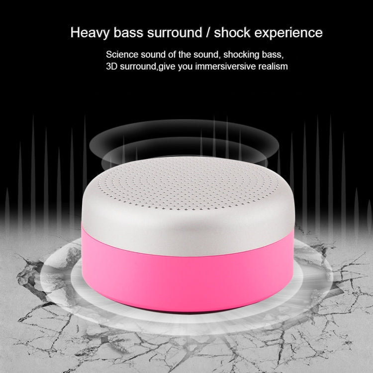 M227 Multifunctional Card Music Playback Bluetooth Speaker, Support Handfree Call & TF Card & AUX Audio Function(Magenta) - Desktop Speaker by buy2fix | Online Shopping UK | buy2fix