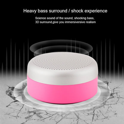 M227 Multifunctional Card Music Playback Bluetooth Speaker, Support Handfree Call & TF Card & AUX Audio Function(Magenta) - Desktop Speaker by buy2fix | Online Shopping UK | buy2fix