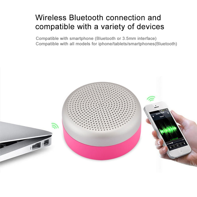 M227 Multifunctional Card Music Playback Bluetooth Speaker, Support Handfree Call & TF Card & AUX Audio Function(Magenta) - Desktop Speaker by buy2fix | Online Shopping UK | buy2fix