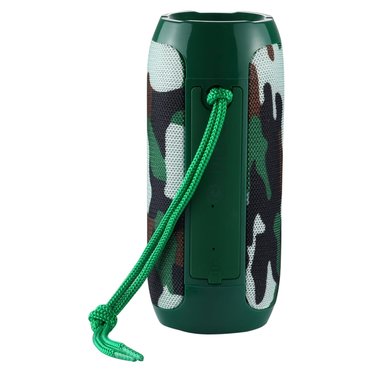 T&G TG117 Portable Bluetooth Stereo Speaker, with Built-in MIC, Support Hands-free Calls & TF Card & AUX IN & FM, Bluetooth Distance: 10m(Green) - Desktop Speaker by T&G | Online Shopping UK | buy2fix