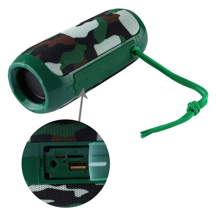 T&G TG117 Portable Bluetooth Stereo Speaker, with Built-in MIC, Support Hands-free Calls & TF Card & AUX IN & FM, Bluetooth Distance: 10m(Green) - Desktop Speaker by T&G | Online Shopping UK | buy2fix