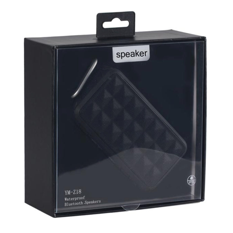 Z18 3ATM Waterproof Bluetooth Speaker with Hanging Hook, Support Hands-free Calls & TF Card & AUX(Black) - Waterproof Speaker by buy2fix | Online Shopping UK | buy2fix